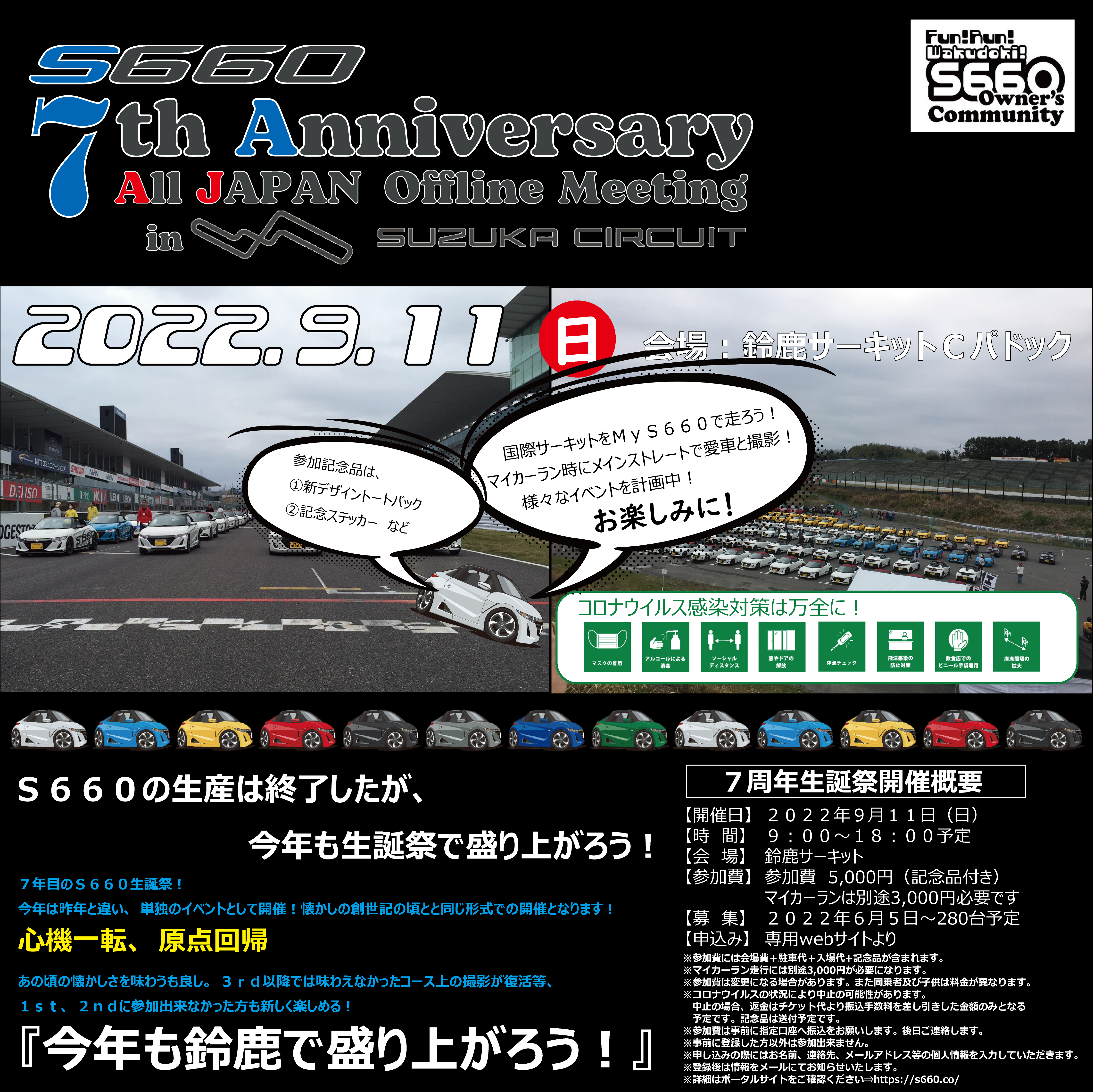 Read more about the article 7th Anniversaryの開催、申込について